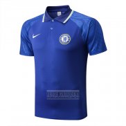 Camiseta De Futbol Polo del Chelsea 2022-2023 Azul