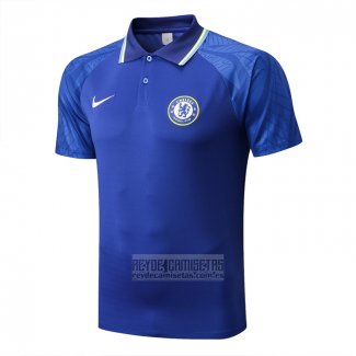 Camiseta De Futbol Polo del Chelsea 2022-2023 Azul