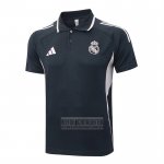Camiseta De Futbol Polo del Real Madrid 2025-2026 Gris Rosa
