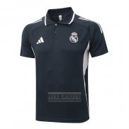 Camiseta De Futbol Polo del Real Madrid 2025-2026 Gris Rosa