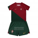 Camiseta De Futbol Portugal Primera Nino 2022