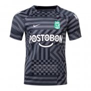 Camiseta de Futbol Pre Partido del Atletico Nacional 2023 Gris