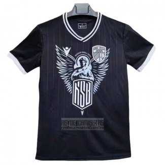 Camiseta De Futbol Pre Partido del Carl Zeiss Jena 2024-2025 Negro
