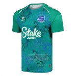 Camiseta De Futbol Pre Partido del Everton Shamrock 2024 Verde