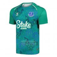 Camiseta De Futbol Pre Partido del Everton Shamrock 2024 Verde