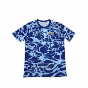 Camiseta De Futbol Pre Partido del Malaga 2025-2026 Azul