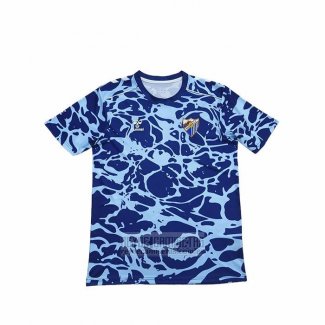 Camiseta De Futbol Pre Partido del Malaga 2025-2026 Azul