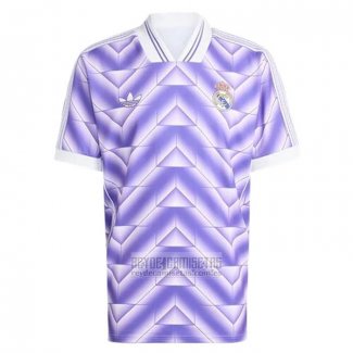 Camiseta De Futbol Pre Partido del Real Madrid 2025-2026 Purpura