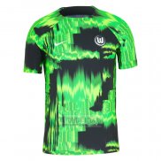 Camiseta De Futbol Pre Partido del Wolfsburg 2023 Verde