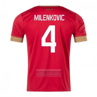 Camiseta De Futbol Serbia Jugador Milenkovic Primera 2022