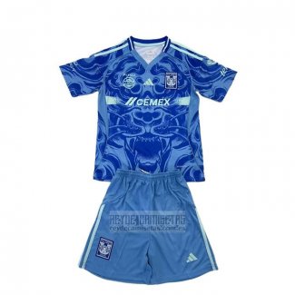 Camiseta De Futbol Tigres UANL Segunda Nino 2025-2026