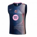 Camiseta De Futbol de Entrenamiento Barcelona Sin Mangas 2025-2026 Negro Rosa