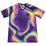 Camiseta De Futbol de Entrenamiento Chelsea 2020-2021 Purpura