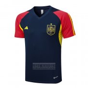 Camiseta De Futbol de Entrenamiento Espana 2023-2024 Azul