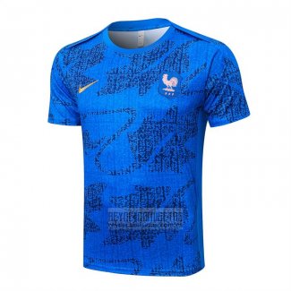 Camiseta De Futbol de Entrenamiento Francia 2025-2026 Azul