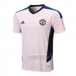 Camiseta De Futbol de Entrenamiento Manchester United 2022-2023 Rosa