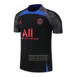 Camiseta De Futbol de Entrenamiento Paris Saint-Germain 2022-2023 Negro y Azul
