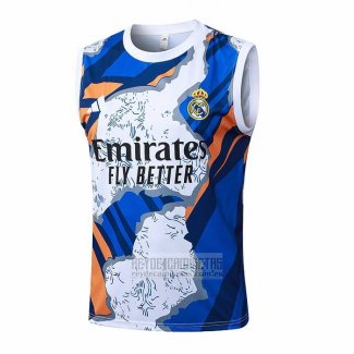 Camiseta De Futbol de Entrenamiento Real Madrid Sin Mangas 2025-2026 Camuflaje