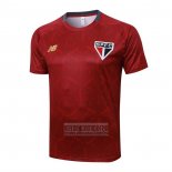 Camiseta De Futbol de Entrenamiento Sao Paulo 2025-2026 Rojo