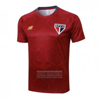Camiseta De Futbol de Entrenamiento Sao Paulo 2025-2026 Rojo