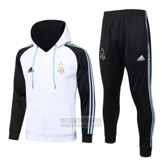 Chandal con Capucha del Argentina 2022-2023 Blanco