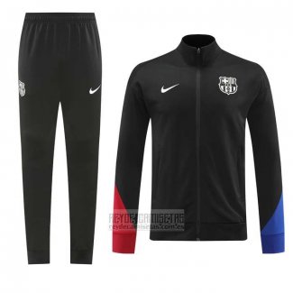 Chandal de Chaqueta del Barcelona 2024-2025 Negro
