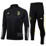 Chandal de Chaqueta del Juventus Nino 2023-2024 Negro