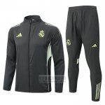 Chandal de Rompevientos del Real Madrid 2025-2026 Gris Verde