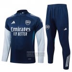 Chandal de Sudadera del Arsenal 2025-2026 Azul Gris