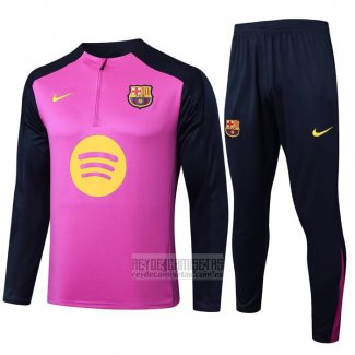 Chandal de Sudadera del Barcelona Nino 2025-2026 Purpura