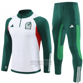 Chandal de Sudadera del Mexico 2023-2024 Blanco