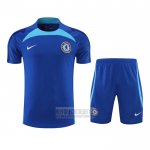Chandal del Chelsea Manga Corta 2022-2023 Azul - Pantalon Corto