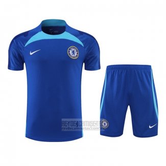 Chandal del Chelsea Manga Corta 2022-2023 Azul - Pantalon Corto