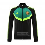 Chaqueta del Manchester United 2024-2025 Negro y Verde