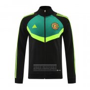 Chaqueta del Manchester United 2024-2025 Negro y Verde