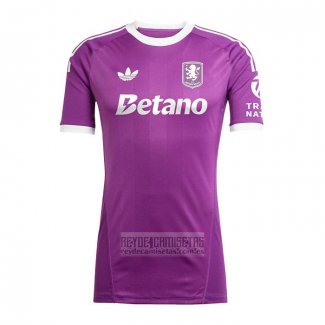 Tailandia Camiseta De Futbol Aston Villa Portero 2025-2026 Purpura