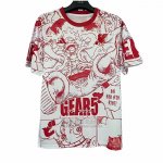 Tailandia Camiseta De Futbol Japon Anime Luffy 2025-2026 Blanco Rojo