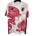 Tailandia Camiseta De Futbol Japon Dragon 2025-2026 Blanco Rojo