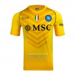 Tailandia Camiseta De Futbol Napoli Portero 2023-2024 Amarillo