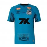 Tailandia Camiseta De Futbol Santos Portero 2025 Azul