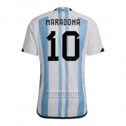 Camiseta De Futbol Argentina Jugador Maradona Primera 2022