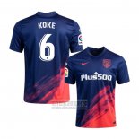 Camiseta De Futbol Atletico Madrid Jugador Koke Segunda 2021-2022