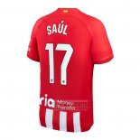 Camiseta De Futbol Atletico Madrid Jugador Saul Primera 2023-2024