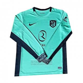 Camiseta de Futbol Atletico Madrid Tercera Manga Larga 2023-2024