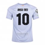 Camiseta De Futbol Barcelona Jugador Ansu Fati Tercera 2022-2023