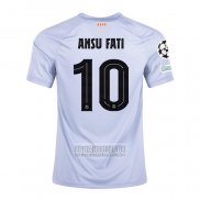 Camiseta De Futbol Barcelona Jugador Ansu Fati Tercera 2022-2023