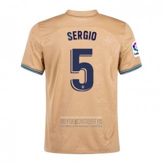 Camiseta De Futbol Barcelona Jugador Sergio Segunda 2022-2023