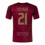 Camiseta De Futbol Belgica Jugador Castagne Primera 2024