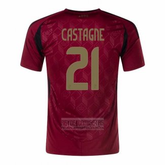 Camiseta De Futbol Belgica Jugador Castagne Primera 2024