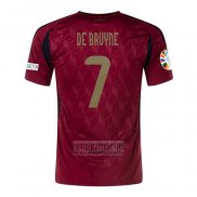 Camiseta De Futbol Belgica Jugador De Bruyne Primera 2024